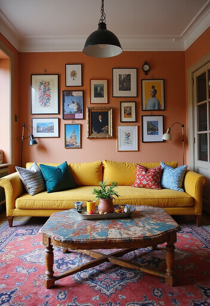 21 Awesome Terrace House Living Room Ideas You Won't Believe Exist! - 11. Artistic Abode