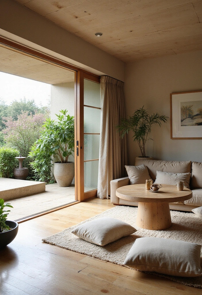 21 Stunning Living Dining Room Combo Ideas That Will Transform Your Space! - 10. Zen Retreat