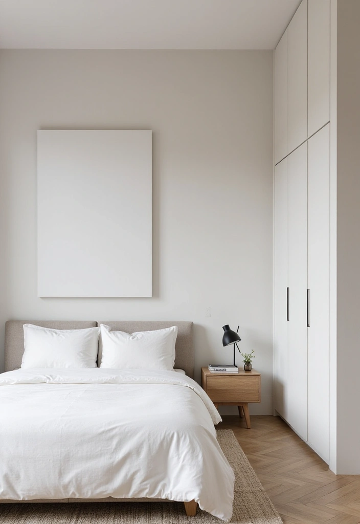 20 Unique Bedroom Design Ideas That Will Make You Fall in Love with Your Space! - 2. Minimalist Serenity