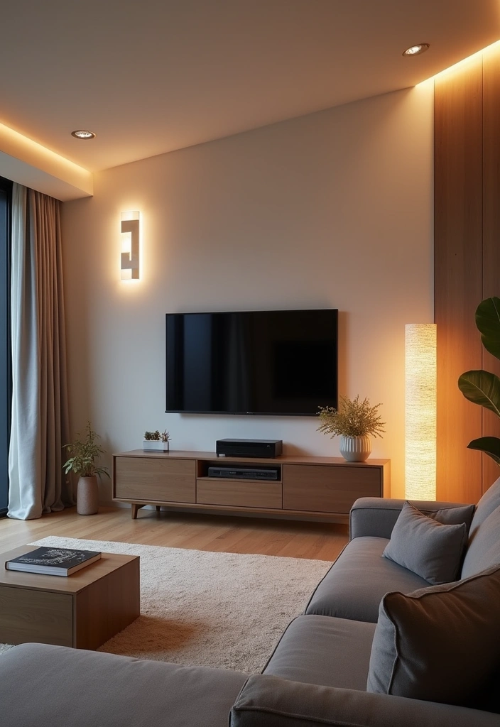 21 Living Room Ideas That'll Make You Want to Stay In Forever (Don't Miss #13!) - 18. Smart Home Integration