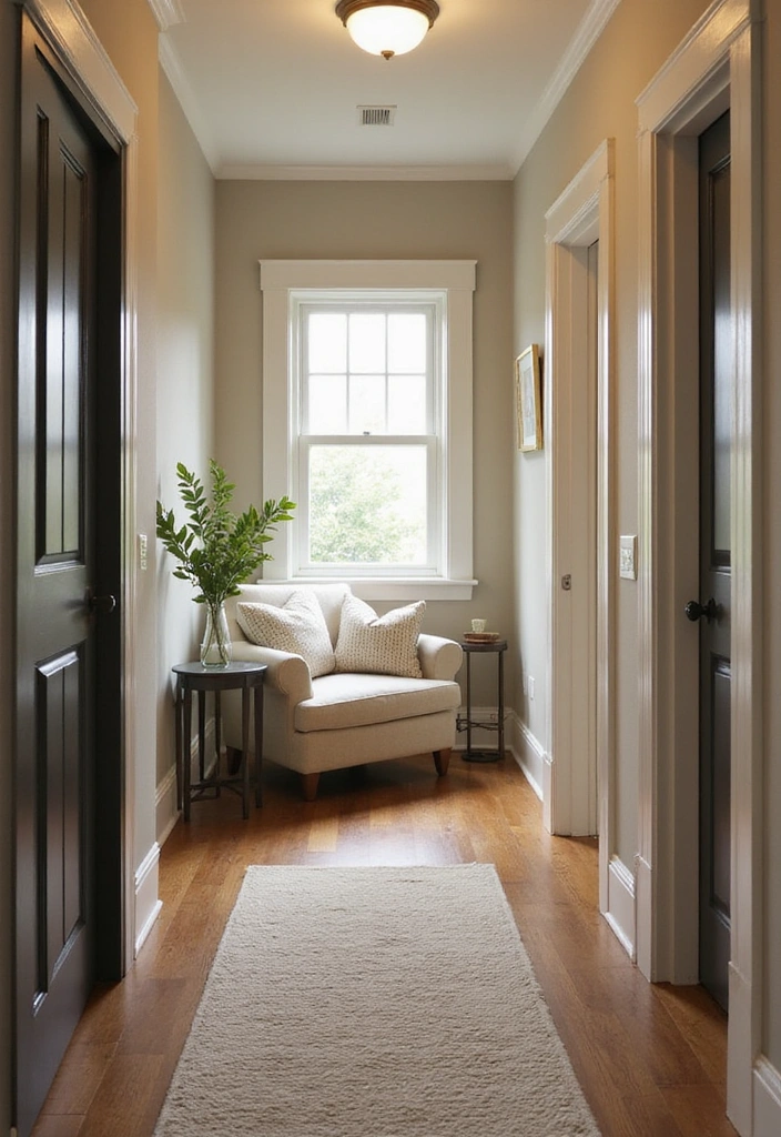 30 Genius Small Entrance Hall Ideas That'll Transform Your Entryway! - 15. Create a Cozy Nook