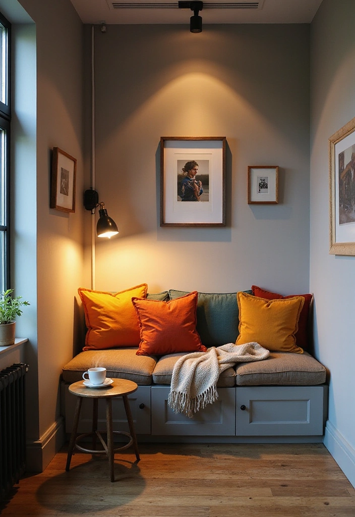 20 Amazing Narrow Living Room Ideas That'll Make You Rethink Your Space! - 1. Cozy Corner Nook