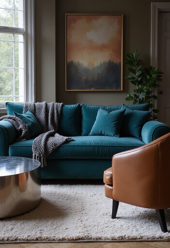21 Baddie Living Room Ideas That'll Make You Want to Redecorate ASAP! - 5. Luxe Textures