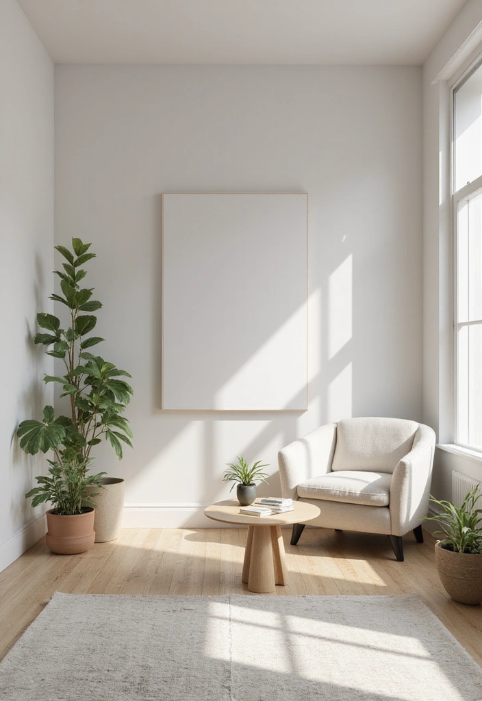 20 Amazing Narrow Living Room Ideas That'll Make You Rethink Your Space! - 16. Minimalist Decor