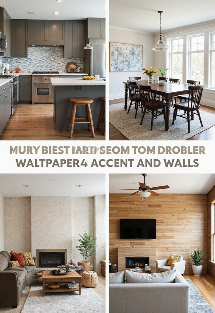 21 Kitchen Dining Living Room Ideas That Will Transform Your Home! - 7. Textured Wall Treatments