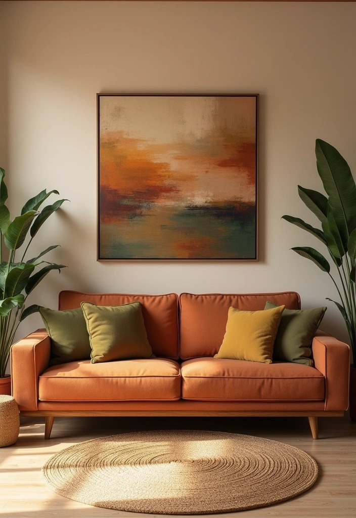 21 Living Room Ideas That'll Make You Want to Stay In Forever (Don't Miss #13!) - 1. Embrace Earthy Tones