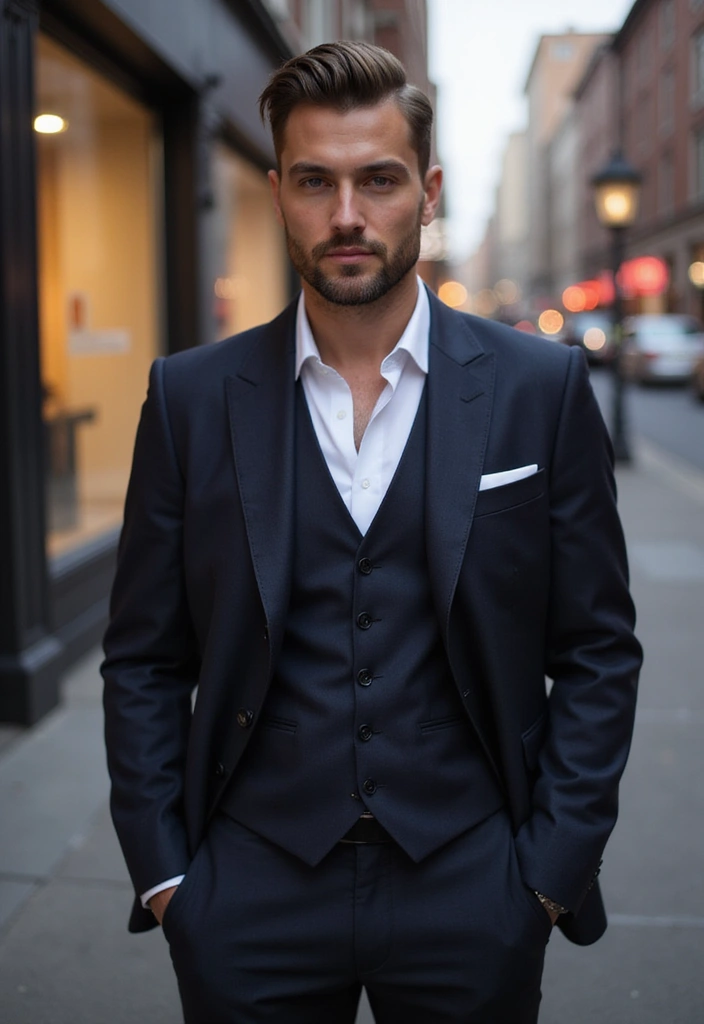 21 Stylish Middle Part Hairstyles for Men That'll Make You Stand Out! - 7. The Pompadour with Middle Part