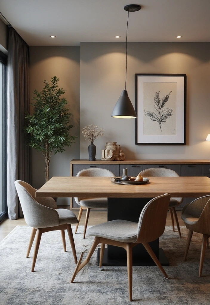 21 Stunning Living Dining Room Combo Ideas That Will Transform Your Space! - 14. Tech-Savvy Space