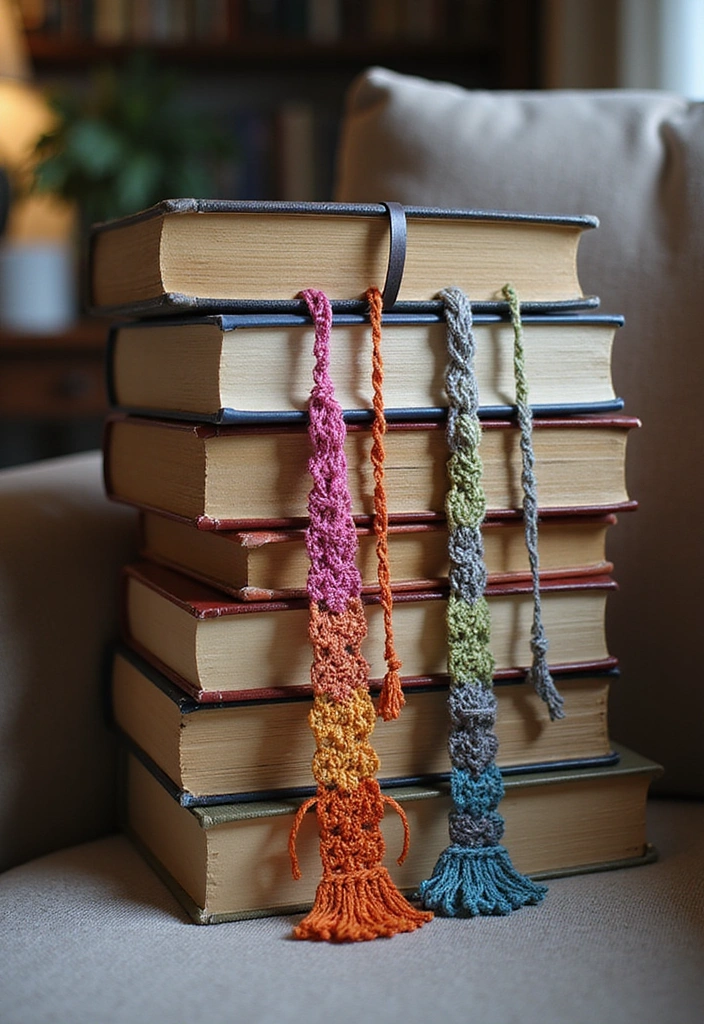 21 Best Crochet Room Decor Ideas - 18. Crochet Bookmarks