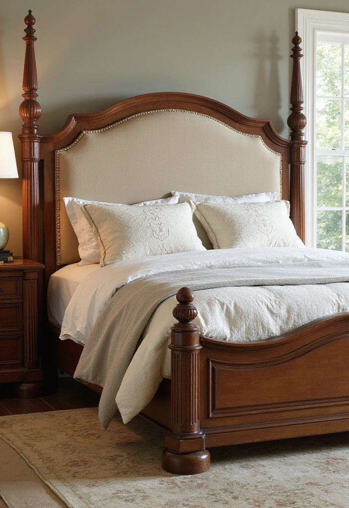 21 Modern Traditional Bedroom Design Ideas That Will Leave You Breathless! - 16. Elegant Bed Frames