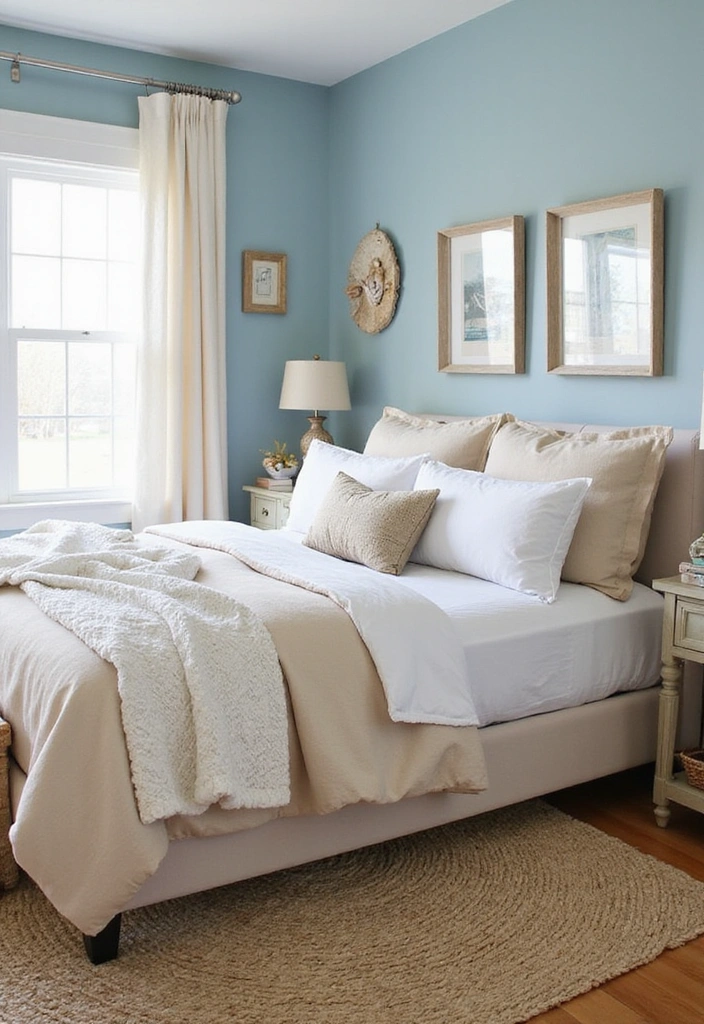 20 Unique Bedroom Design Ideas That Will Make You Fall in Love with Your Space! - 4. Coastal Retreat