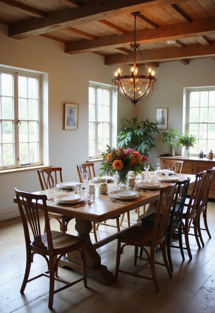 21 Kitchen Dining Living Room Ideas That Will Transform Your Home! - 2. Rustic Dining Room Charm