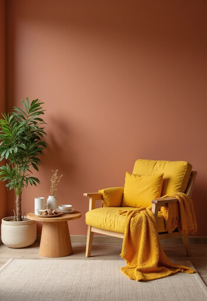 21 Baddie Living Room Ideas That'll Make You Want to Redecorate ASAP! - 18. Warm and Inviting Colors