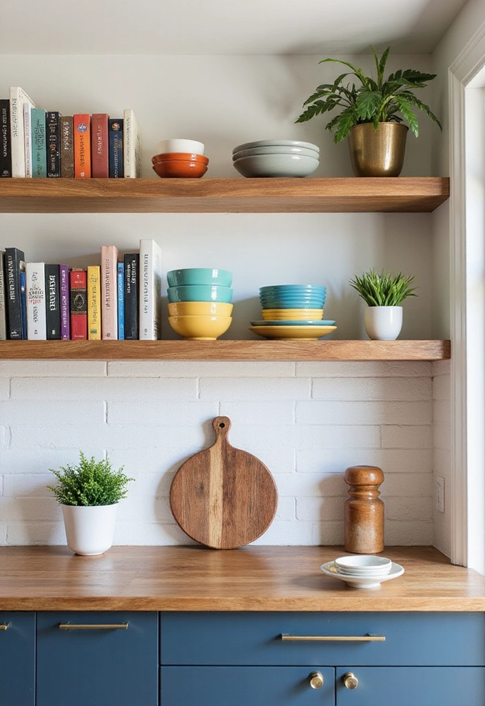 21 Kitchen Dining Living Room Ideas That Will Transform Your Home! - 9. Open Shelving in the Kitchen