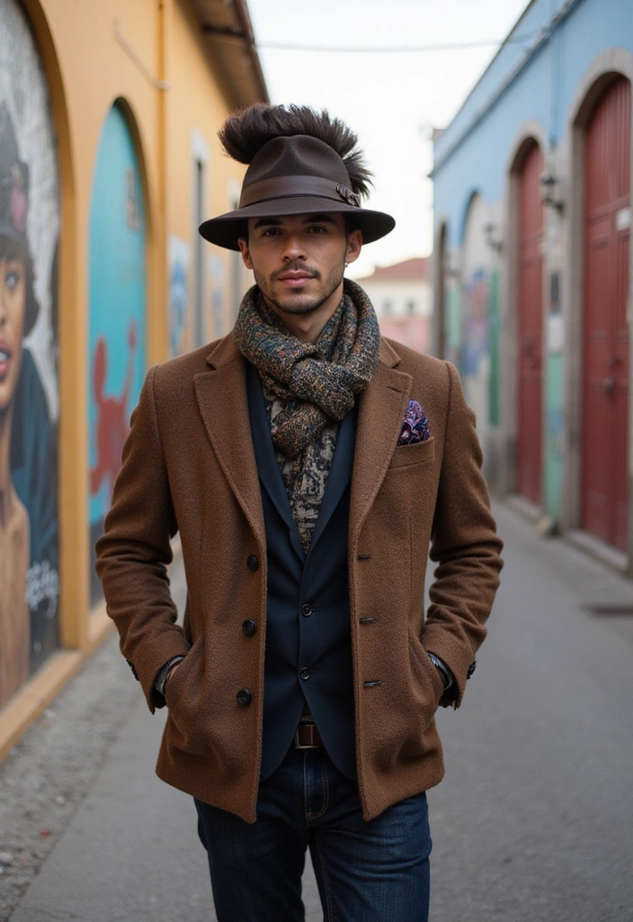 21 Popular Pompadour Hairstyles for Men Inspired by Celebrities! - 17. The Pompadour with Accessories