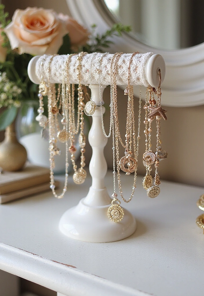 21 Best Crochet Room Decor Ideas - 10. Artistic Crochet Jewelry Holders