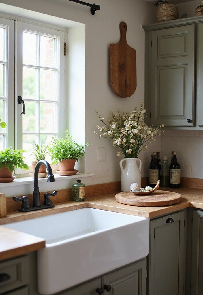20 Best Lake House Kitchen Ideas That'll Make You Want to Move In! - 15. Farm-to-Table Vibe