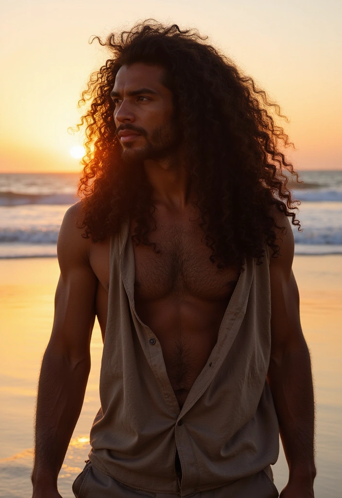 19 Best Black Men’s Hairstyles - 13. The Long Natural Curls