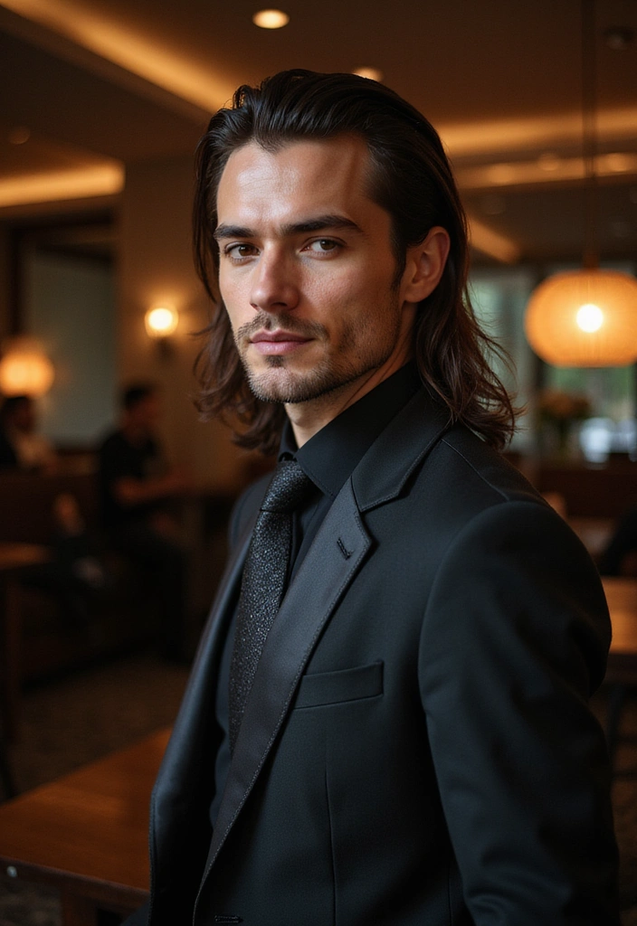 21 Best Haircuts for Men in 2025 - 17. The Long Slick Back