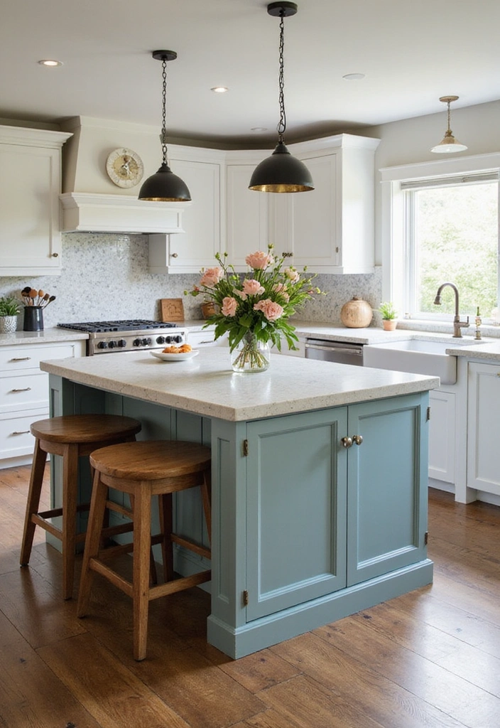20 Best Lake House Kitchen Ideas That'll Make You Want to Move In! - 9. Island with Built-In Storage