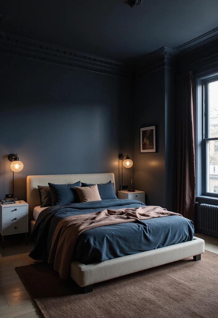 20 Unique Bedroom Design Ideas That Will Make You Fall in Love with Your Space! - 7. Dark and Moody