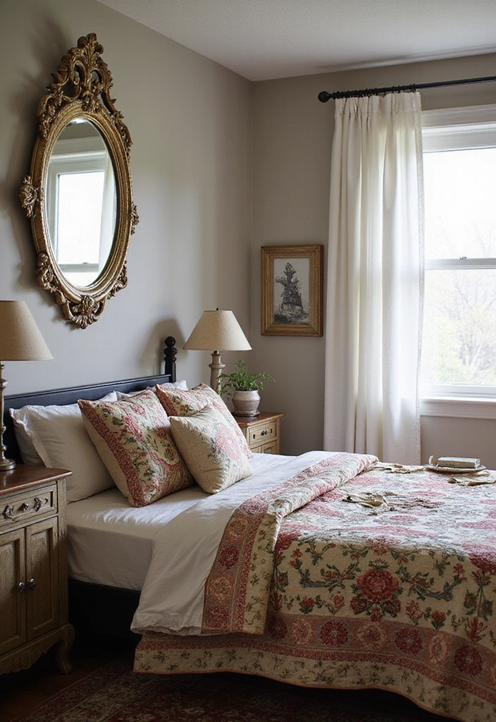 21 Modern Traditional Bedroom Design Ideas That Will Leave You Breathless! - 7. Vintage Accents