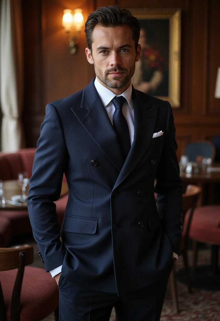 21 Types of Jackets for Men In 2025 - 20. Double-Breasted Jacket