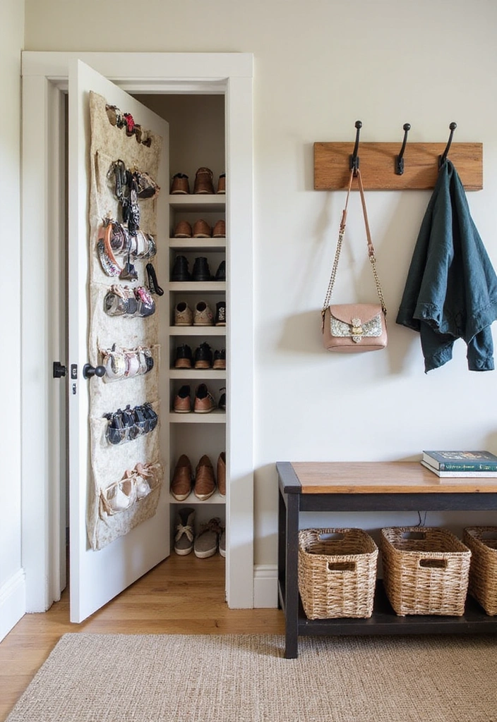 30 Genius Small Entrance Hall Ideas That'll Transform Your Entryway! - 4. Smart Storage Solutions