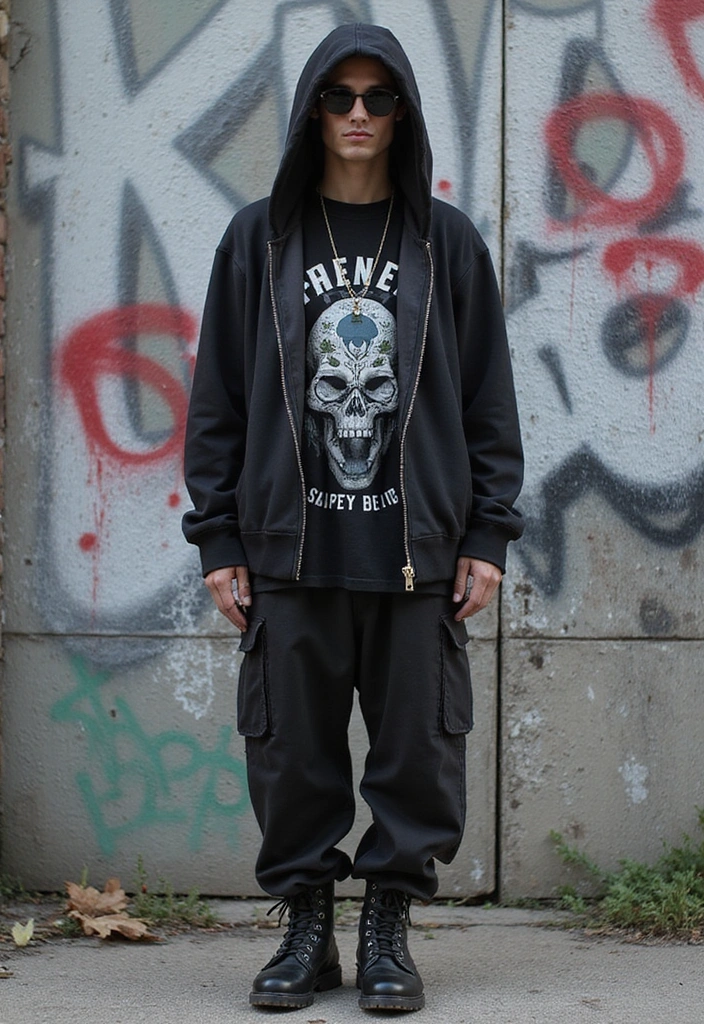 21 Street Style Looks That'll Make You the Envy of Every Sidewalk (You Won't Believe #8!) - 20. Edgy Streetwear