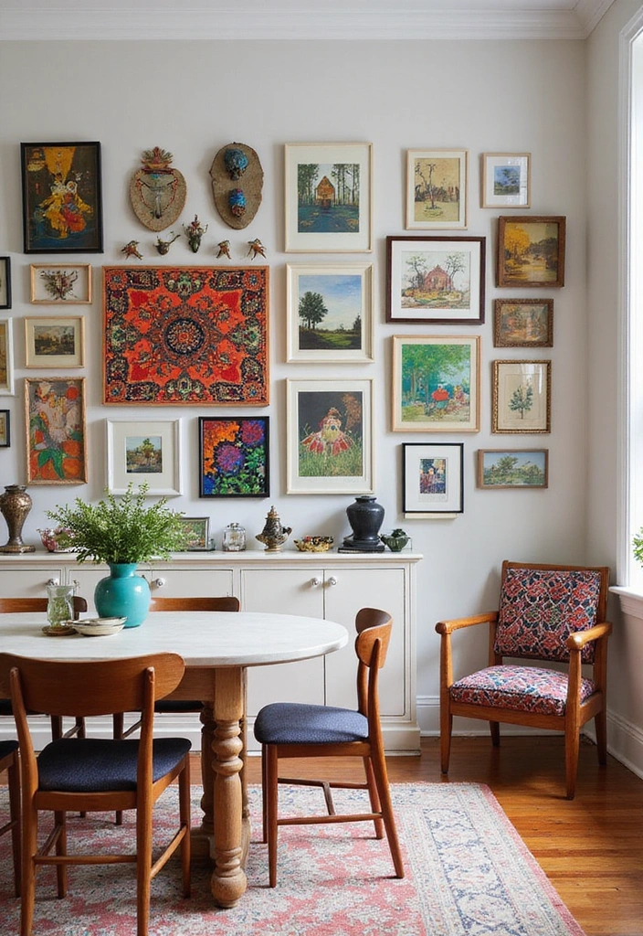 21 Stunning Living Dining Room Combo Ideas That Will Transform Your Space! - 9. Artistic Abode
