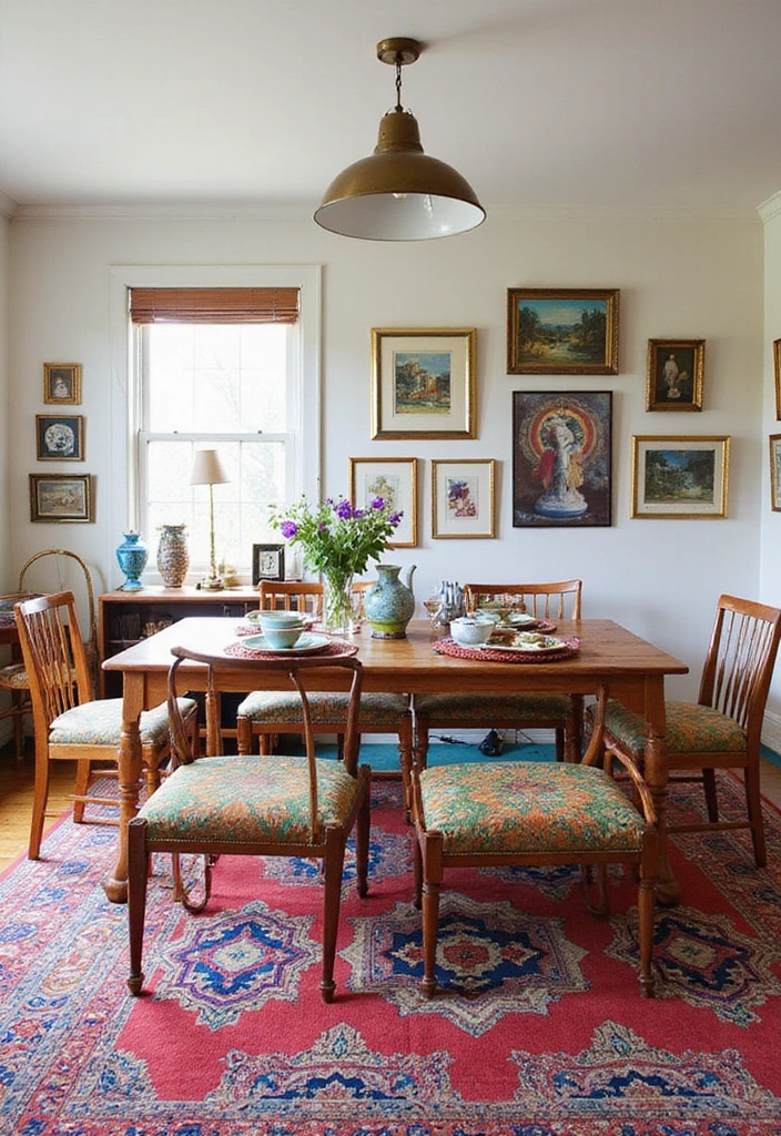 21 Stunning Living Dining Room Combo Ideas That Will Transform Your Space! - 3. Eclectic Elegance