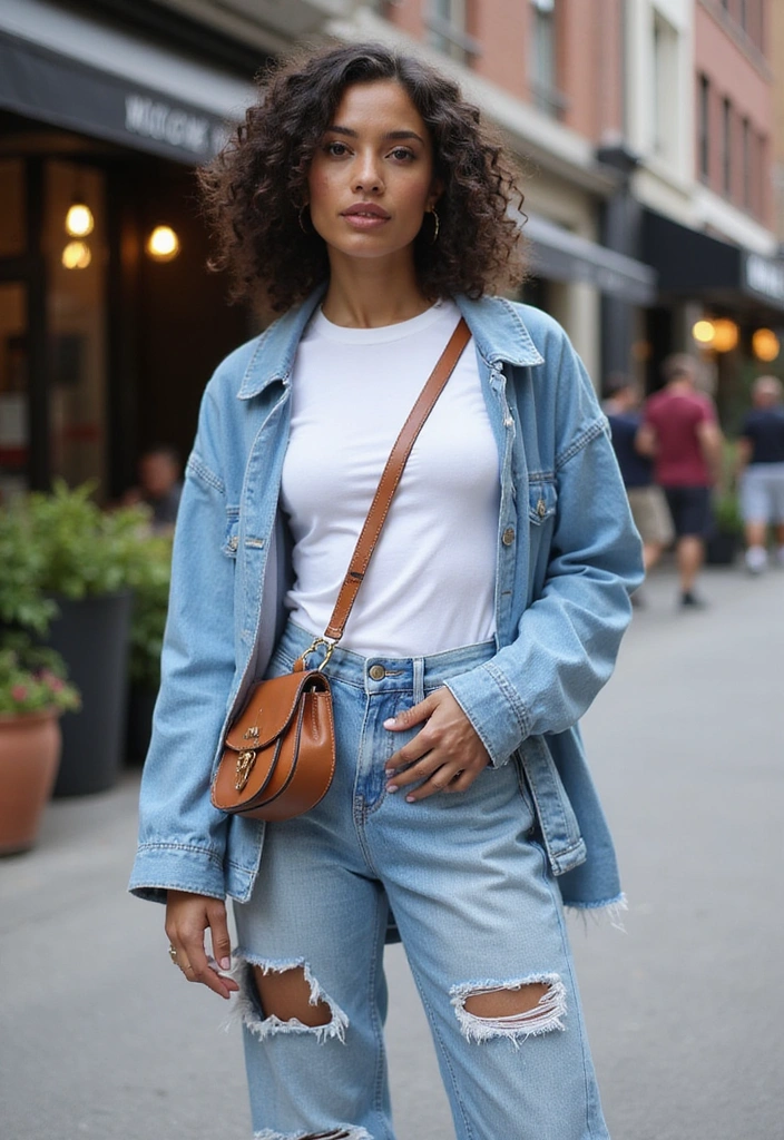 21 Street Style Looks That'll Make You the Envy of Every Sidewalk (You Won't Believe #8!) - 1. The Classic Denim Duo