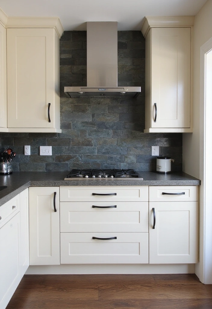 20 Best Lake House Kitchen Ideas That'll Make You Want to Move In! - 10. Natural Stone Backsplash