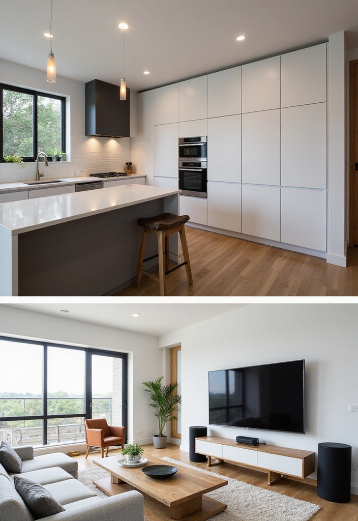 21 Kitchen Dining Living Room Ideas That Will Transform Your Home! - 19. Smart Technology Integration
