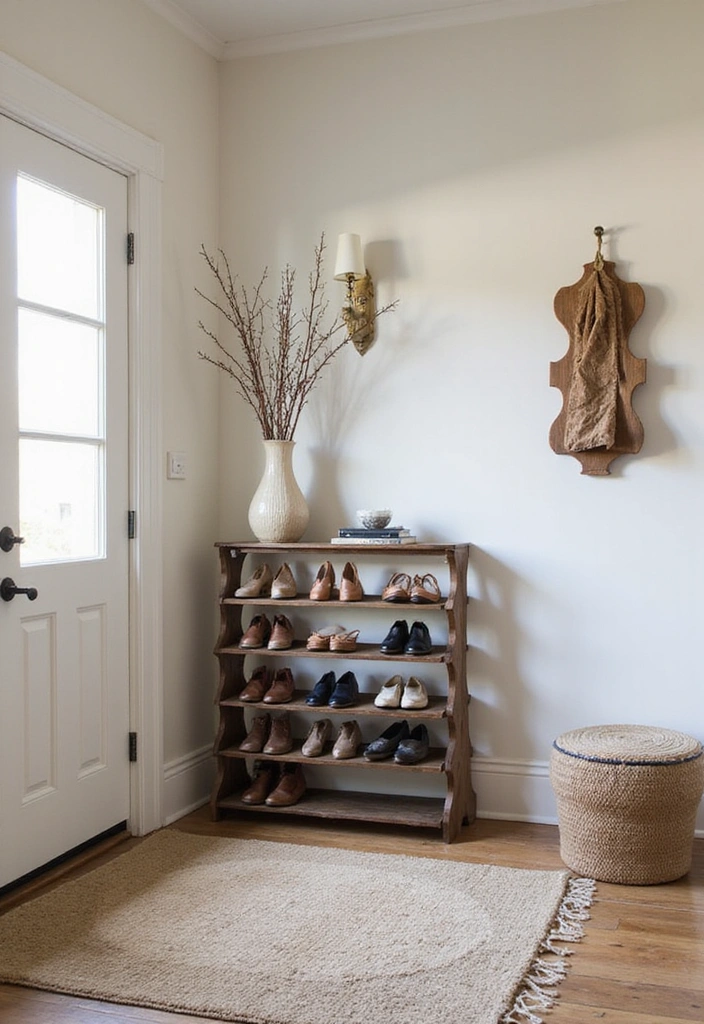 30 Genius Small Entrance Hall Ideas That'll Transform Your Entryway! - 14. Stylish Shoe Storage