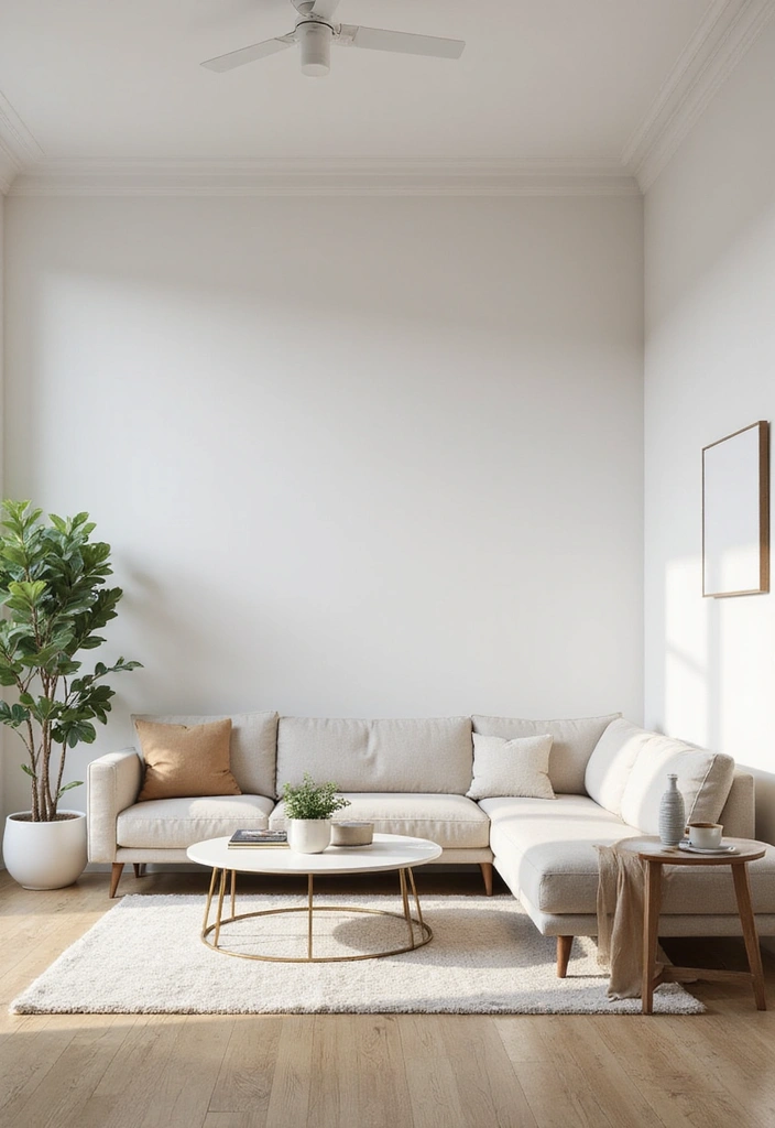 21 Green Living Room Ideas That'll Transform Your Space into a Sustainable Oasis! - 12. Minimalist Approach