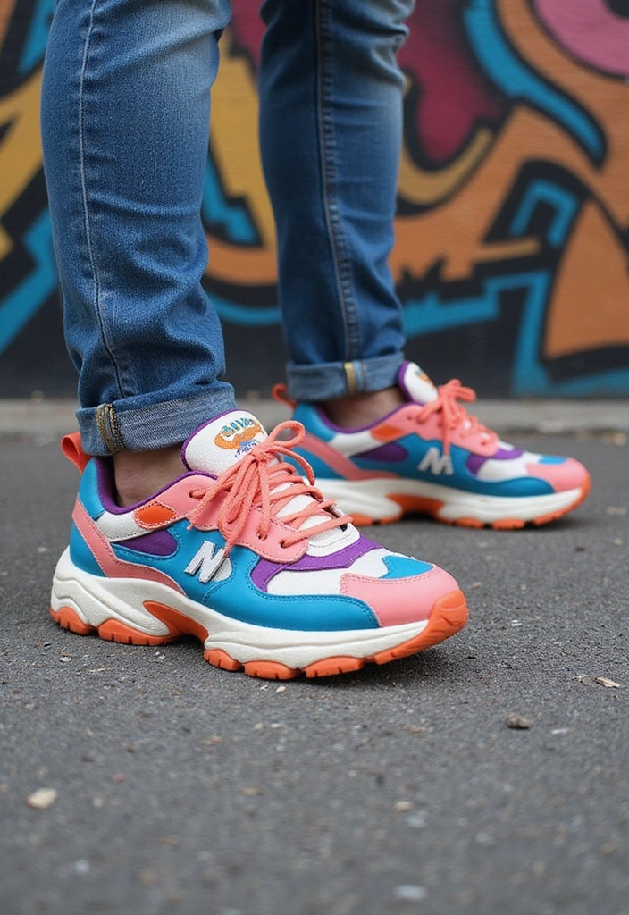 10 Best Sneakers to Wear With Jeans: A Stylish Guide - 5. Chunky Sneakers