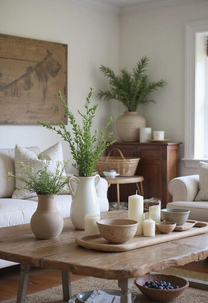21 Farmhouse Style Living Room Ideas That Will Transform Your Space! - 15. Farmhouse-Inspired Accessories