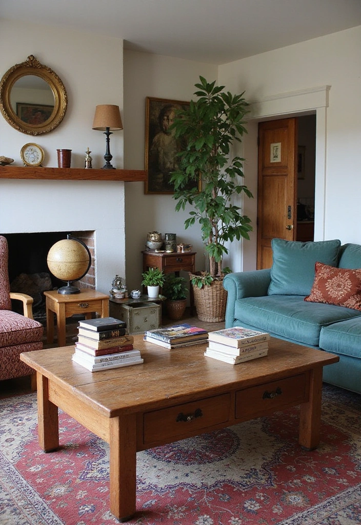21 Bohemian Living Room Ideas That'll Transform Your Space into a Cozy Oasis! - 5. Vintage Finds
