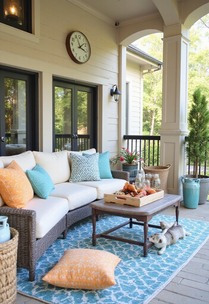 21 Outdoor Living Room Tips That Will Transform Your Space! - 19. Choose Functional Accessories