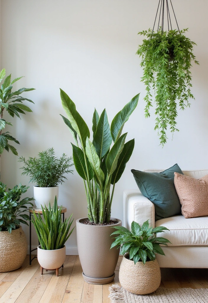 21 Luxury Living Room Ideas - 8. Indoor Plants