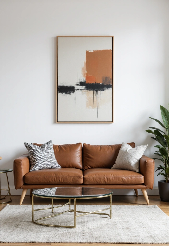 21 Brown Sofa Living Room Ideas That'll Make You Say 'Wow!' - 2. Modern Minimalism