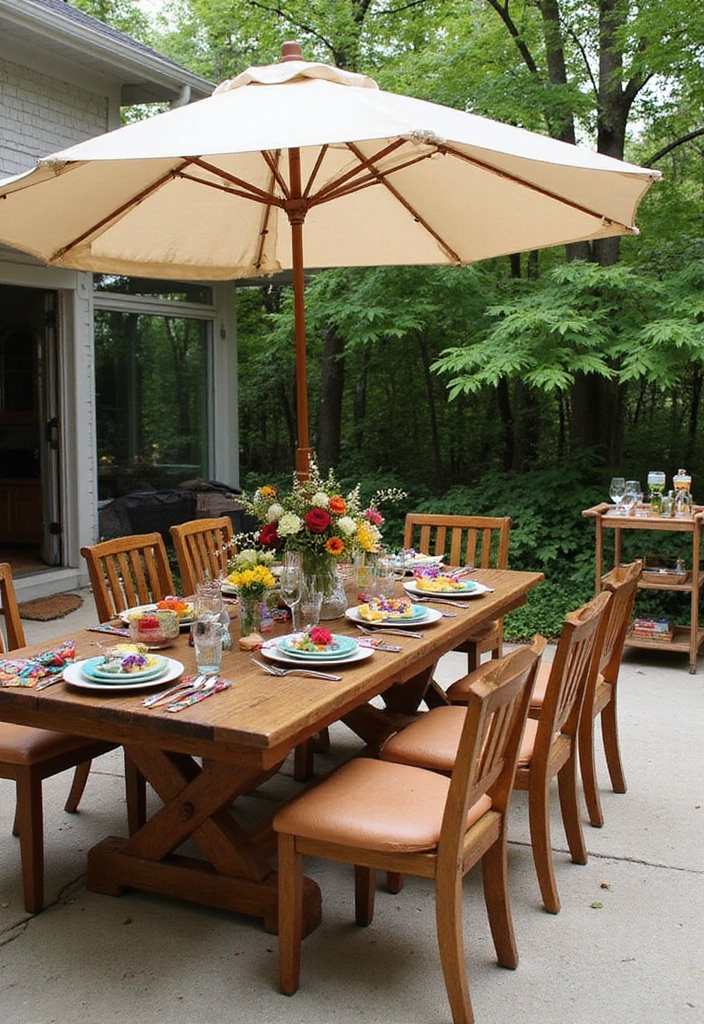 21 Outdoor Living Room Tips That Will Transform Your Space! - 17. Create a Dining Area