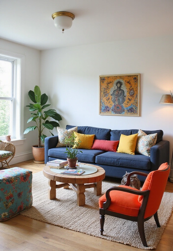 21 Green Living Room Ideas That'll Transform Your Space into a Sustainable Oasis! - 7. Upcycled Furniture Projects