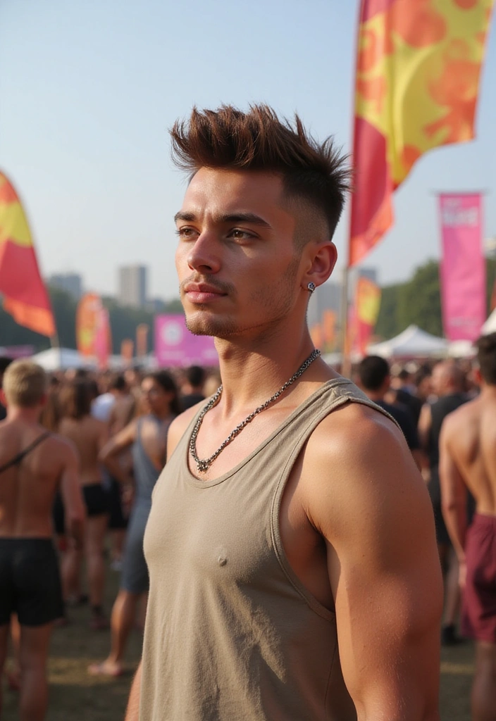 21 Very Short Haircuts For Men To Wear This Spring - 17. Spiky Haircut