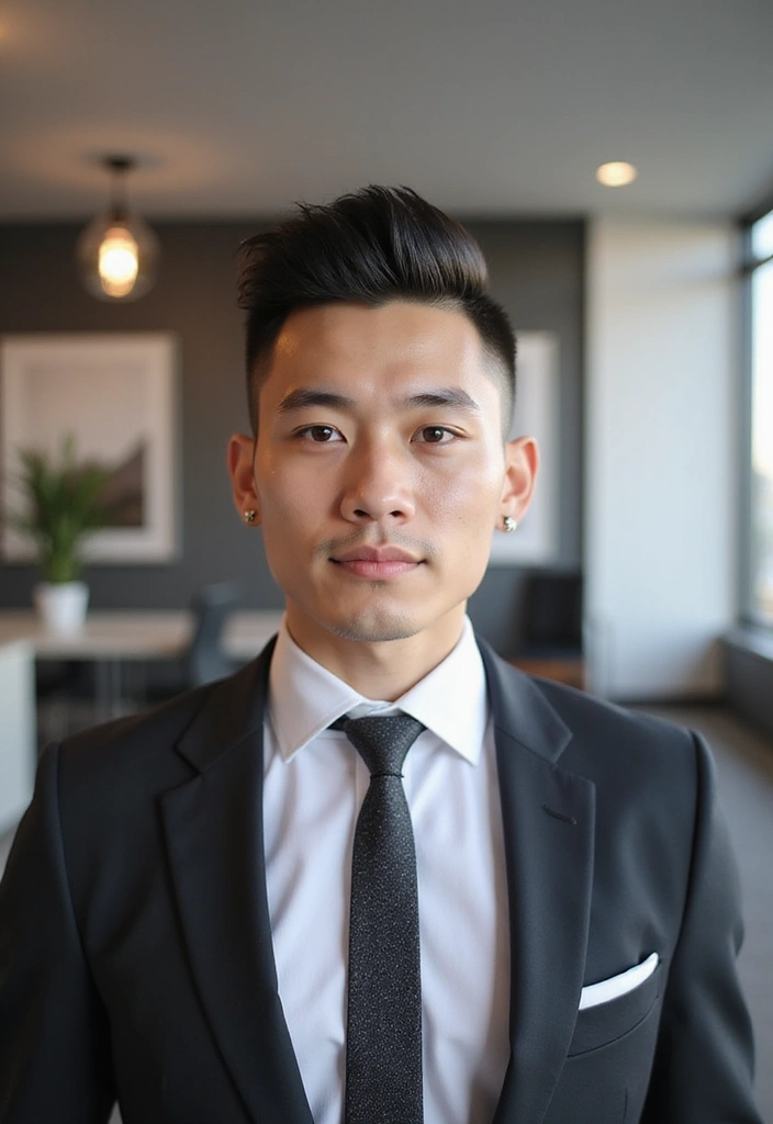 21 Spiky Hair Techniques for Young Professionals - 8. The Spiked Crew Cut