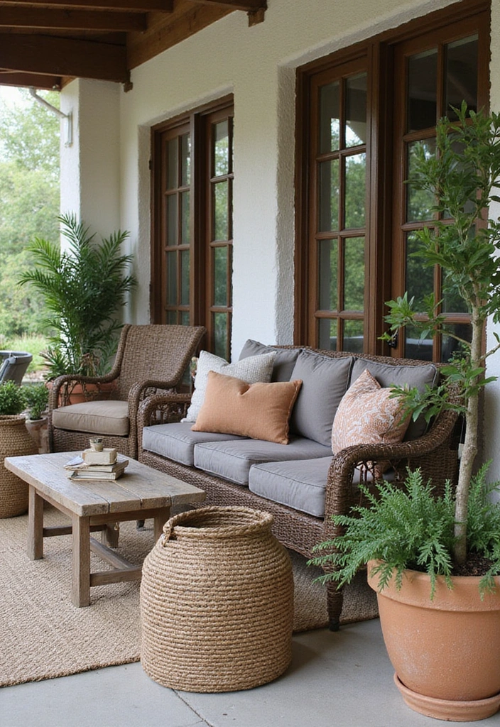 21 Outdoor Living Room Tips That Will Transform Your Space! - 10. Incorporate Textures