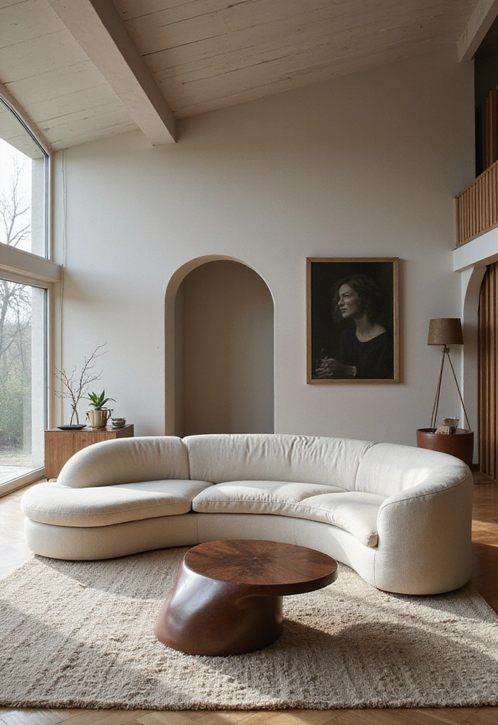 21 Luxury Living Room Ideas - 21. Unique Furniture Shapes