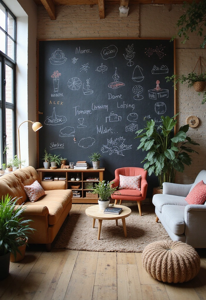 21 Bohemian Living Room Ideas That'll Transform Your Space into a Cozy Oasis! - 20. Interactive Decor