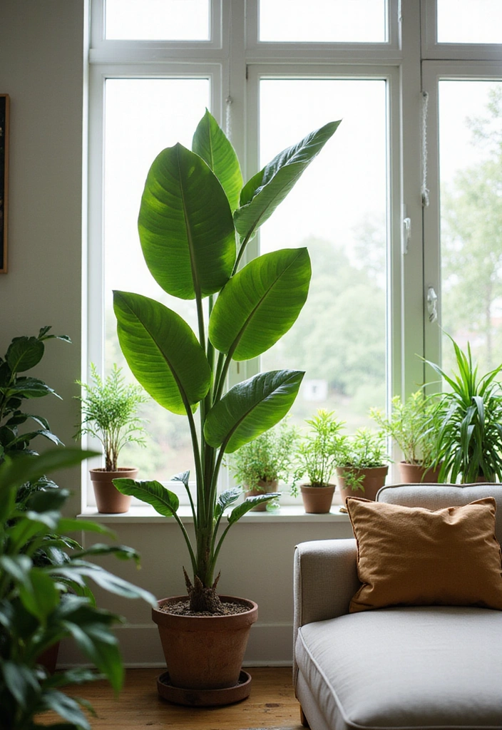 21 Green Living Room Ideas That'll Transform Your Space into a Sustainable Oasis! - 20. Air-Purifying Plants
